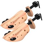 KevenAnna Pair of Premium Professional 4-way Shoe Trees, Shoe Stretcher for Men or Women, Wood-small, Small