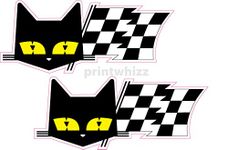 2X SEV MARCHAL Race Rally Le Mans 24 Hours Car Decal Vinyl Stickers 100x40mm