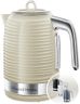 Russell Hobbs Inspire Electric 1.7L Cordless Kettle (Fast Boil 3KW, Cream premium textured plastic, high gloss finish, Removable washable anti-scale filter, Pull off lid, Perfect pour spout) 24364