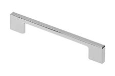 Solmer LTD Hafele Lincoln Kitchen Bedroom Cupboard Cabinet Pull Door Handle Chrome Finish (192mm Hole Centre)