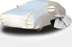 Car Cover Outdoor for BMW X5 SUV 2013-2018, Car Cover Waterproof Breathable Large, All Weather Protection, Full Car Cover Dustproof Rain UV Protection for Outdoor Indoor (Color : E, Size : SINGLE LA