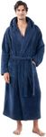 DAVID ARCHY Men's Bath Robe Luxury