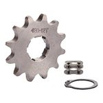 WOOSTAR Motorcycle 420-12T Front Sprocket 20mm for 50cc 70cc 90cc 110cc 125cc Dirt Pit Bike Mini Bike ATV 4 Wheeler Moped