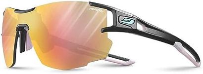 Julbo Unisex Aerolite Sunglasses, Black Translucent Matt/Pastel Pink, One Size