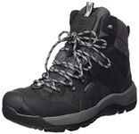 KEEN Women's Revel 4 Polar Mid Height Waterproof Snow Boot, Black Harbor Gray, 6 UK