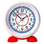 ertt EasyRead Time Teacher Alarm Clock For Kids - Learn The Time Childrens Alarm Clock - Boys & Girls Alarm Clocks For Bedroom With Time Teaching Design, 24 Hr Face & Night Light - Childrens Clocks