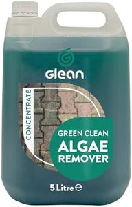 GLEAN Green Clean Patio Cleaner 5L | Covers 200m² | Concentrate | Algae Remover for Moss, Mould, Lichen & Algae | Spray and Leave | For Paths, Fences, Roof Tiles, Decking, Brick & Concrete Surfaces