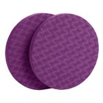 2 Pcs Yoga Knee Pads Yoga Knee Pad Cushion Anti Slip Yoga Kneeling Pad Yoga Mat Pilates Excercise Sports Balance Cushions for Protecting Knee Ankle Elbow Wrist Hand (Purple)