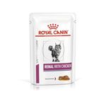 Royal Canin Vet Diet Renal Fresh Bag 12 x 85g Chicken Cat