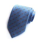 Bigood 6pcs of Set Mens Polka Dot Formal Necktie Tie Clip Pocket Square Cufflinks Suit #B