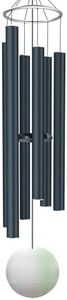 ASTARIN 78 Inch Wind Chimes for Outside with 6 Tubes Tuned Relaxing Melody, Extra Large Wind Chimes Outdoor Deep Tone for Patio, Backyard, Garden, and Outdoor Decor,Black