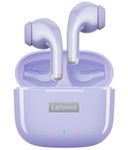 Lenovo LP40 Wireless Earbuds Bluetooth 5.1 Earphones Headphones Fast Charging Case Noise Cancelling Built in Mic Waterproof AirBuds Compatible for iPhone/Android/airpod IPX6 with Pouch (Purple)