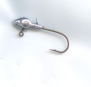 S & J's TACKLE BOX DO-IT Minnow Head JIGS Hand Poured 1/16oz X #2 Eagle Claw Hook (50 per Pack)