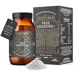 Ancient + Brave - True Creatine+ - 180g - Premium Creatine Monohydrate Powder - 100% Micronized for Women - High Performance, Strength Building - Muscle Recovery, Cognitive Function, Wellness