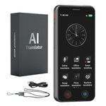 Builrand Language Translator Device,5 inch AI Translator,139 Languages Online Offline, 98% Accuracy 0.2s Instant Voice Text Photo Translation, Portable Instant Translator,Learn Travel Business Gifts