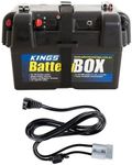 Adventure Kings Battery Box 12V + 1.8m 12v Fridge Cable Anderson-Style Plug