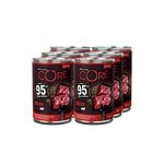 Wellness CORE 95% 6 x 400g, Beef & Broccoli – Wet Dog Food, Chunky Paté for Adult Dogs, Grain-Free, Natural, Hypoallergenic, Protein-Rich, High Meat Content