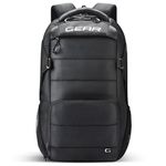 Gear Aspire 19”/30L Large Water Resistant Laptop Backpack | Casual Backpack | Daypack | Travel Backpack | College Bag For Men/Women (Black)