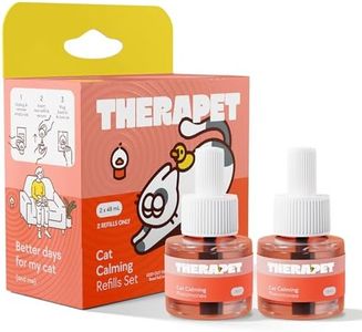 TherapetMD Cat Calming Diffuser Refill Kit (2-Pack, 60-Day Supply) – Cat Pheromone Refill for Stress, Pee Spraying, Fighting, Aggression, Meowing & Scratching – Use with TheraPet MD Diffuser