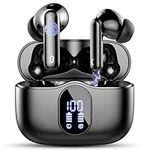 Wireless Earbuds, Bluetooth 5.4 Headphones In Ear with 4 ENC Mic, Wireless Earphones ENC Noise Cancelling 3D Bass Stereo, Bluetooth Earbuds 36H Playtime, IP7 Waterproof Ear Buds, Customization via App