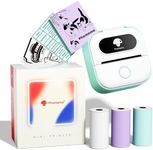 Phomemo Sticker Printer - Y02C Mini Pocket,Portable Thermal Bluetooth Pocket,Mini Sticker Printer for DIY,Journal, Notes, Memo, Photo, Birthday