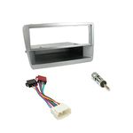 Inex Facia Fitting Kit Panel Silver 1 DIN Car CD Stereo Radio IX-FK-HD-100