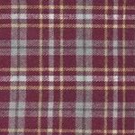 Richlin Fabrics 3 Yard Pack, 56" Yarn Dyed Flannel Plaid, Burgundy, 100% Cotton