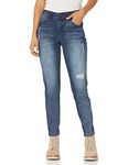 Democracy Women's Petite Ab Solution Jegging, Blue Denim, 2 Petite