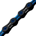 KMC X11SL 11 Speed 116L DLC Bike Chain, Black/Blue