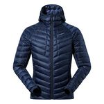 Berghaus Men's Tephra Stretch Reflect Hooded Insulated Down Jacket, Extra Warmth, Durable Design, Mood Indigo, 3XL