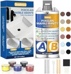 Bath Repair Kit White, Quadence Ceramic Sink Repair Kit, Waterproof Shower Tray Repair kits for Fiberglass, Enamel, Porcelain, Fix Chip, Crack, Rust, Hole on Tub, Toilet, Sink in Bathroom, Color Match