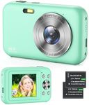 Digital Camera 1080P Kids Camera with 16X Zoom - 44MP Anti Shake Point and Shoot Digital Cameras for Photography | Compact Small Camera for Kids Girls Boys Teens Beginners (SD Card Not Include)