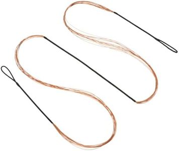 PATIKIL Bow String Replacement,12 Strands Recurve Bowstring for AMO 57" Traditional Recurve Bow, Black Orange