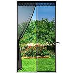 Cinkee Magnetic Fly Screen Door, Heavy-Duty Anti Mosquito Mesh No Gap with 40 Pieces of Powerful Magnets, Super Quiet, No Drilling, Washable Mesh, Keep Fresh Air in & Bugs Out, 100 * 230cm