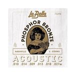 La Bella 7GPN Phosphor Bronze – Nashville Tuning 10-27 Acoustic Guitar String