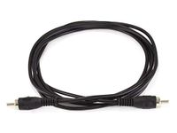 Monoprice 100653 6-Feet RCA Plug/Plug M/M Cable, Black