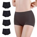 woooyea Women Underwear Cotton High Waisted Post Partum Briefs C Section Panties Pack 1101B8