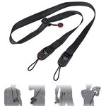 FgofhFu Quick Release DSLR Nylon Camera Sling Shoulder Strap Adjustable Compatible with Video Camcorder, Binoculars and Nikon/Canon/Sony/Pentax/Minolta/Panasonic/Olympus/Kodak/SLR/Digital Cameras