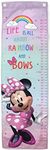 Jay Franco Disney Minnie Mouse Bowtique Growth Chart - Kids Removeable Wall Décor (Official Disney Product)