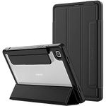 TECHGEAR Titan Case For Samsung Galaxy Tab A7 10.4" 2022/2020 (SM-T500 / T503 / T505 / T509) Slim Shockproof Tough Rugged Protective Armour Smart Stand Case, Kids Schools Workman Case [Black]