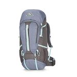 High Sierra Pathway Internal Frame Hiking Pack, Grey Blue/Mercury/Blue Haze, 60L