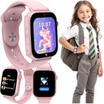FOREVER Smart Watch Kids Look Me! 3 KW-520 Pink 1.85”- Kids Smart Watch with GPS Tracker - Smart Watch with SIM Card Slot and SOS Button - Calls & Video - IP65 Waterproof - Compatible Android iOS