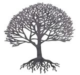 Spiky Steel Metal hand finished Tree of life wall art garden gift present many sizes (75cm)