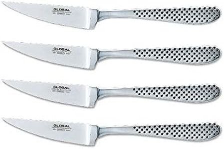 Global Cookware Gtf40014 Piece 4Pc Steak Knife Set, 4 Pack Stainless Steel
