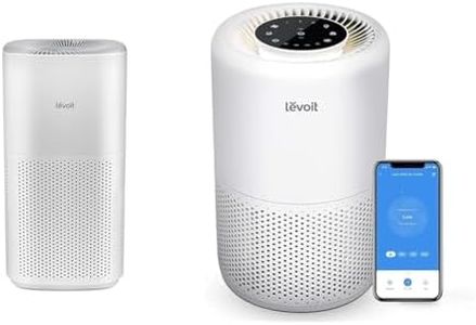 LEVOIT Smart Air Purifier for Home Large Room, Covers up to 147m², CADR 697m³/h & Smart WiFi Air Purifier for Home, Alexa Enabled HEPA Filter, CADR 170m³/h