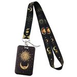 Supernatural Lanyard with Card Holder with Clip for ID Badges Keys, Neck Strap with Hard Plastic Case Cover