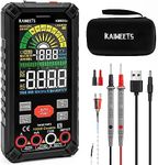 KAIWEETS 10000 Count Multimeter, True RMS Automatic Range Rechargeable Digital Multimeter, Smart Ammeter Voltage, Current, Resistance, Continuity, Frequency Meter, KM601s