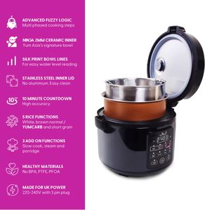 Yum Asia Kumo Rice Cooker – 5.5 Cup Capacity
