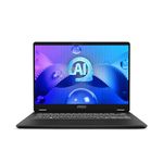 MSI Prestige 14 AI Evo Laptop- (14" 16:10 FHD+ panel, Intel® Core Ultra 5 125H, Intel® Arc Graphics, 16GB RAM, 1TB SSD, Intel Wi-Fi 7BE, Windows 11 Home) - Stellar Grey