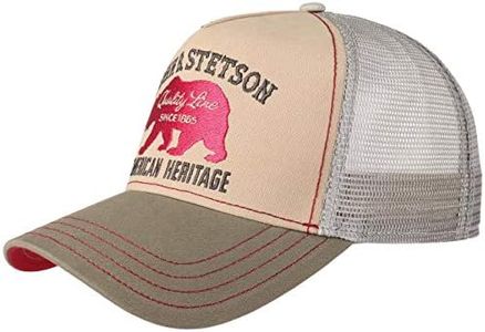 Stetson Men's Bear Trucker Cap Beige One Size